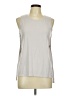 Fabletics Ivory Tan Sleeveless T-Shirt Size M - photo 1