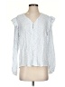 Eileen Fisher 100% Rayon Hearts Graphic White Long Sleeve Blouse Size S - photo 1