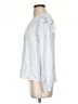 Eileen Fisher 100% Rayon Hearts Graphic White Long Sleeve Blouse Size S - photo 5