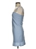 ASOS 100% Polyester Solid Blue Cocktail Dress Size 4 - photo 5