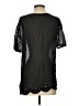 Broadway & Broome Black Short Sleeve Blouse Size XS - photo 2