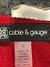 Cable & Gauge Red Pullover Sweater Size 1X - photo 7