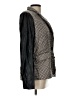 Central Park West 100% Polyester Houndstooth Gray Blazer Size L - photo 4