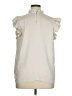 Express 100% Polyester Ivory Sleeveless Blouse Size XL - photo 2