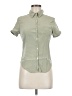 Express Green Short Sleeve Button-Down Shirt Size 7 - 8 - photo 1