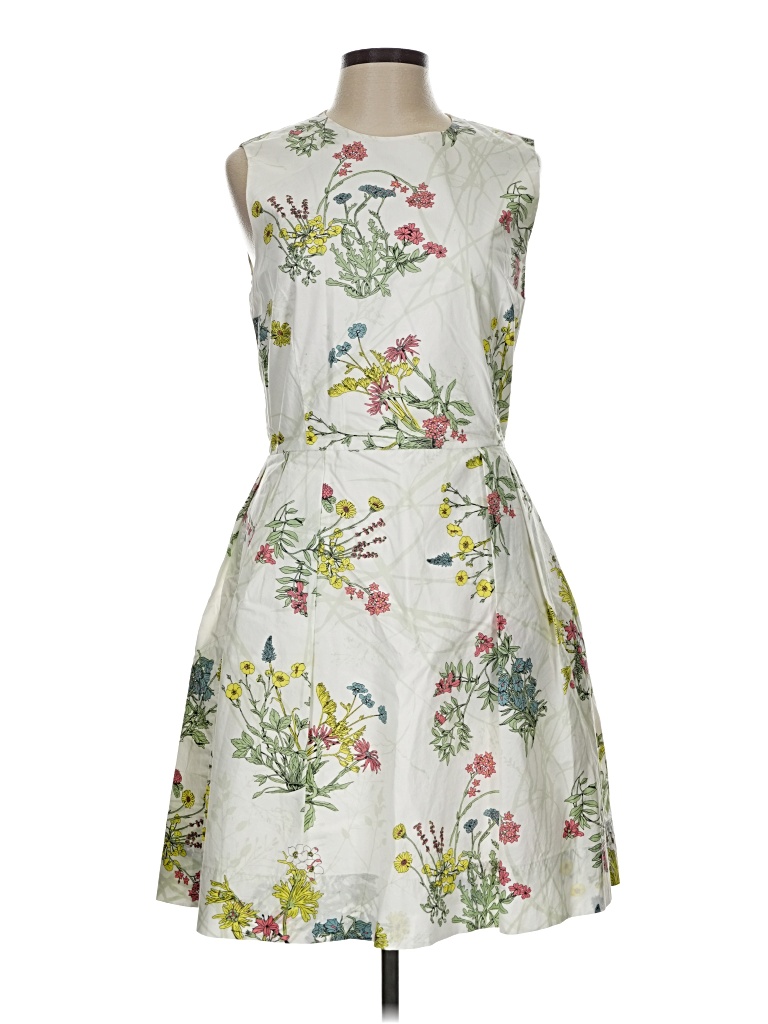 Pre-owned Gap Cocktail Dress In White