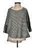 Deletta Stripes Gray Pullover Sweater Size XS - photo 1