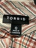 Torrid Plaid Ivory Long Sleeve Button-Down Shirt Size Lg Plus (0) - photo 7