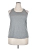 Danskin Now 100% Polyester Gray Sleeveless T-Shirt Size XXL - photo 1