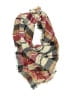 Unbranded Plaid Burgundy Red Scarf One size - photo 1