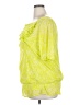 Lane Bryant 100% Polyester Yellow Short Sleeve Blouse Size 18 - 20 Plus - photo 5