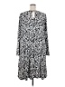 Ellos Animal Print Silver Casual Dress Size 2X - photo 2