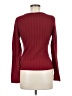Shein Burgundy Long Sleeve Henley Size 6 - photo 2