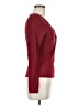 Shein Burgundy Long Sleeve Henley Size 6 - photo 4