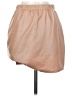 No Comment Solid Tan Faux Leather Skirt Size S - photo 2