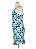 Mudd 100% Rayon Argyle Blue Casual Dress Size XL - photo 5