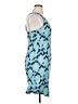 Mudd 100% Rayon Argyle Blue Casual Dress Size XL - photo 4