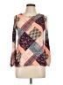 Moa Moa 100% Polyester Orange 3/4 Sleeve Blouse Size XL - photo 1