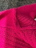 Unbranded 100% Acrylic Pink Pullover Sweater Size M - photo 7