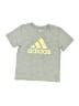 Adidas 100% Polyester Gray Active T-Shirt Size 6 - photo 1