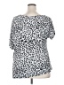 Assorted Brands Animal Print Silver Short Sleeve T-Shirt Size 2X - photo 2