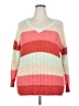Torrid Color Block Orange Pullover Sweater Size 2X Plus (2) - photo 1