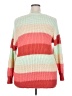 Torrid Color Block Orange Pullover Sweater Size 2X Plus (2) - photo 2