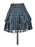 Reset 100% Polyester Paisley Blue Casual Skirt Size S - photo 1