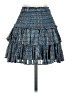 Reset 100% Polyester Paisley Blue Casual Skirt Size S - photo 2