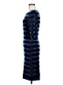 Portrait Chevron-herringbone Blue Cocktail Dress Size M - photo 5