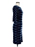 Portrait Chevron-herringbone Blue Cocktail Dress Size M - photo 4
