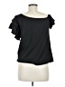 Shein Black Short Sleeve Top Size 8 - 10 - photo 2
