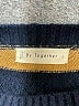 By Together Stripes Gold Pullover Sweater Size S - photo 7
