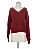 Shein 100% Polyester Burgundy Pullover Sweater Size 4 - photo 1
