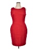 Alfani Solid Red Cocktail Dress Size 14 - photo 1