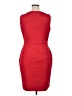 Alfani Solid Red Cocktail Dress Size 14 - photo 2