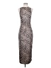 Shein Animal Print Brown Cocktail Dress Size 4 - photo 1