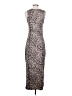 Shein Animal Print Brown Cocktail Dress Size 4 - photo 2