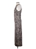 Shein Animal Print Brown Cocktail Dress Size 4 - photo 5