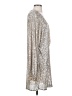 Winona 100% Polyester Metallic Silver Cocktail Dress Size 4 - photo 4