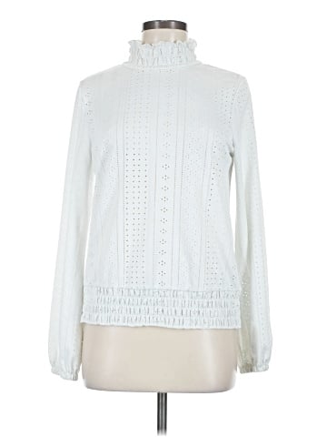 Calligraphie Long Sleeve Blouse (view 1)