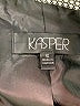 Kasper 100% Polyester Houndstooth Gray Blazer Size 6 - photo 6