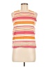 Basic Editions Pink Sleeveless T-Shirt Size M - photo 1