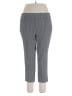 Rafaella Houndstooth Gray Casual Pants Size 18 - photo 1
