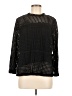Point Sur Black Long Sleeve Blouse Size 6 - photo 1