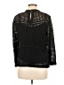 Point Sur Black Long Sleeve Blouse Size 6 - photo 2