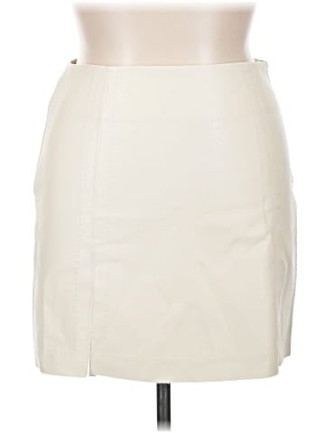 Alya Faux Leather Skirt (view 1)