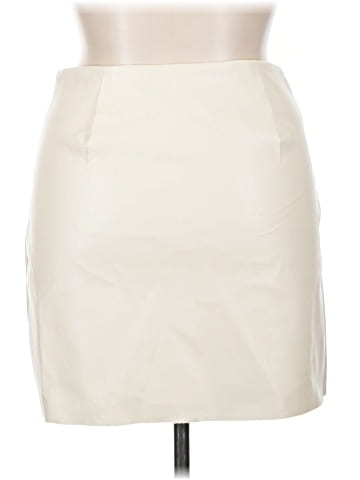 Alya Faux Leather Skirt (view 2)