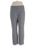 Elle Plaid Gray Dress Pants Size XL - photo 1