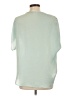 Valette 100% Polyester Green Short Sleeve Blouse Size L - photo 2